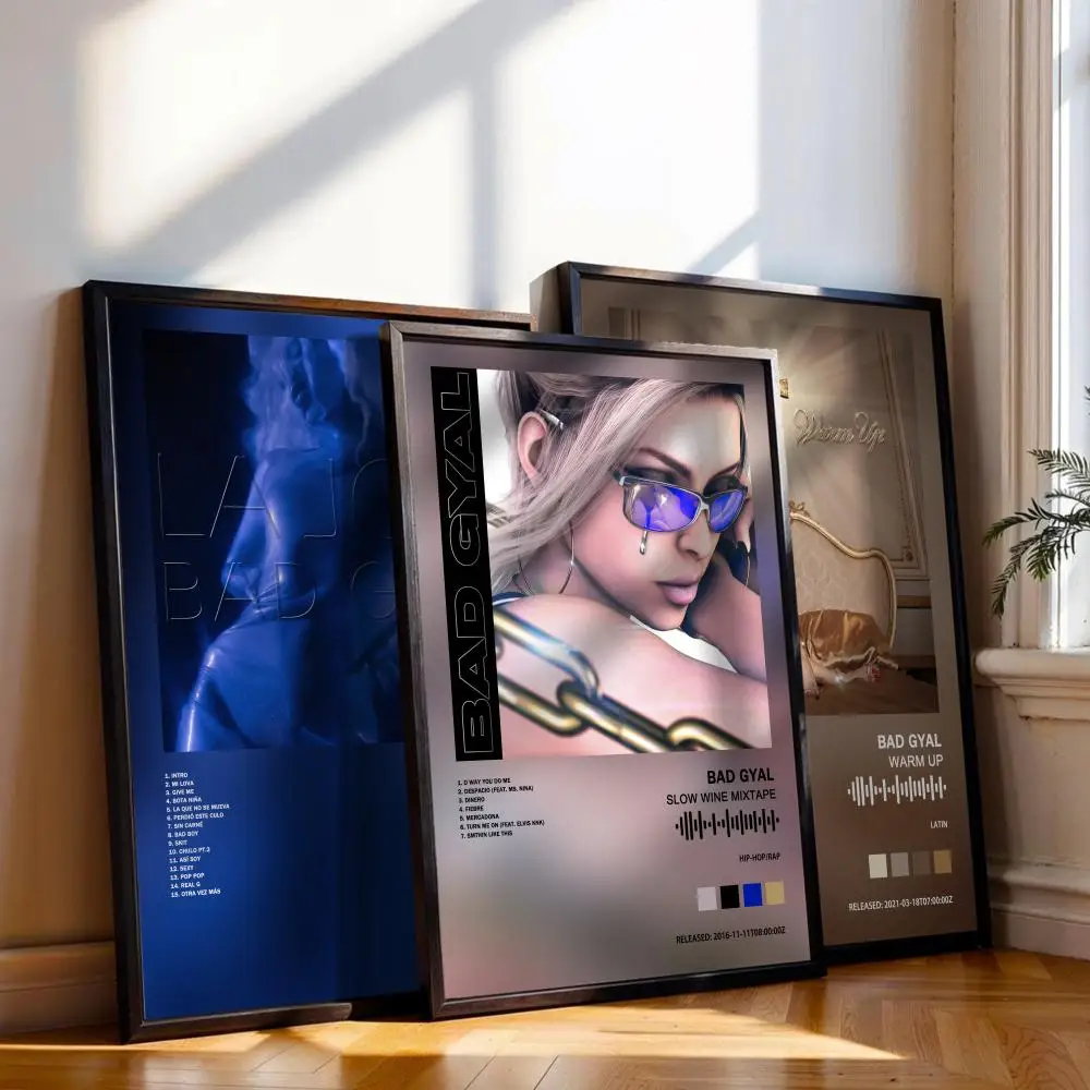 Bad Gyal Poster Musik Album Cover für Zimmer Leinwand Malerei Druck Kunst Home Wand Dekor Bild Geschenk