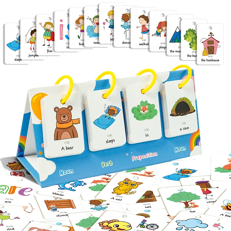 

Тренажер для составления предложений [JN] — развивающий инструмент для обучения, формирования словарного запаса, специальной и логопедической работы