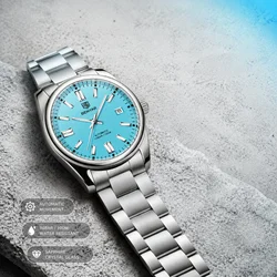 BENYAR New Luxury Automatic Watch 10Bar Waterproof Stainless Steel Men Mechanical Wristwatches Sports Diving Watch for Men
