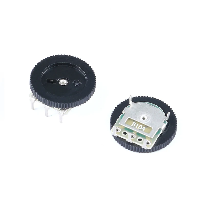 10-20Pcs Single Gear Dial Potentiometer 1K 5K 10K 20K 50K 100K Ohm 3Pin Volume Switch Disk B102 B502 B103 B203 B503 B104 Radio image 5