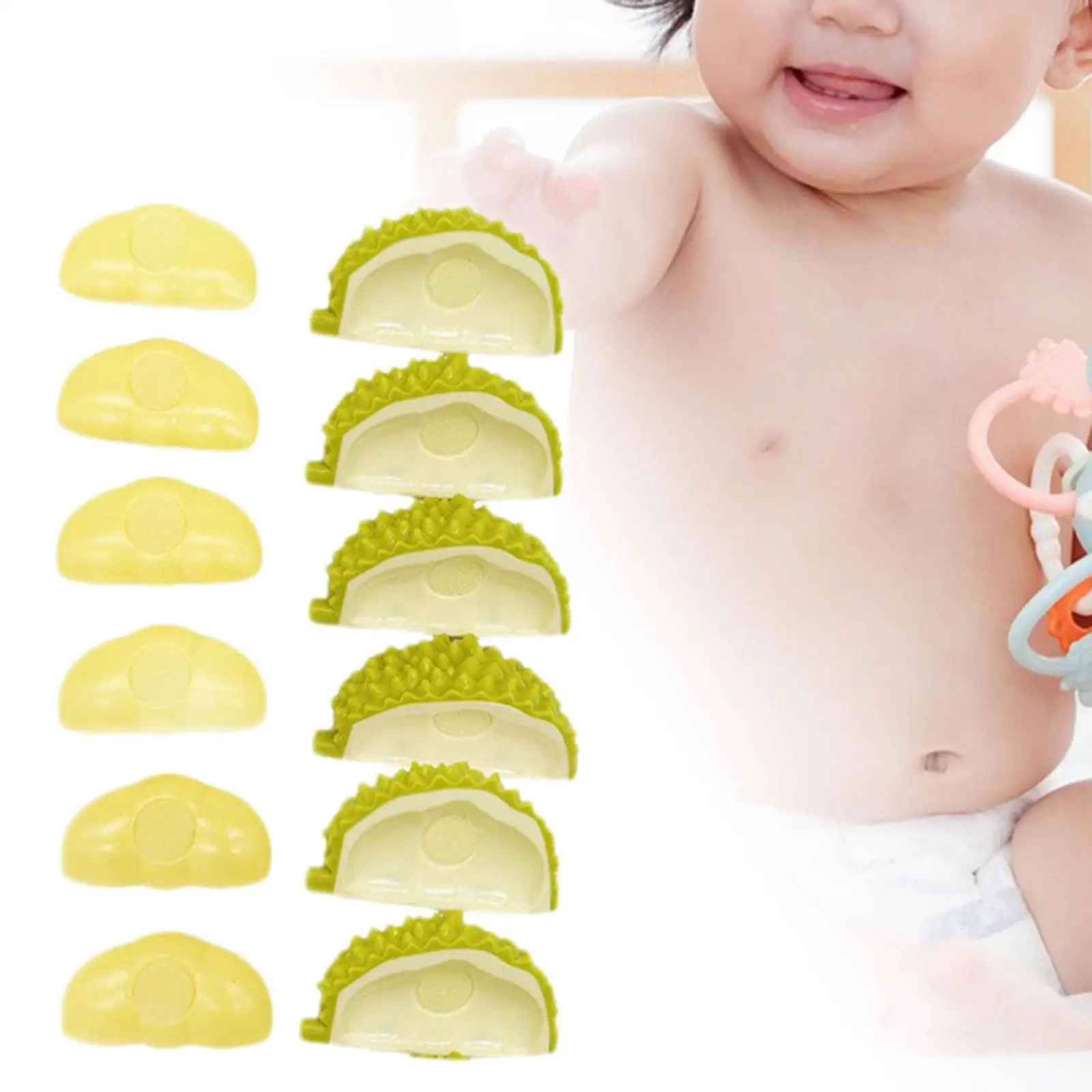子供の感覚発達のためのごっこ遊び食品 モンテッソーリの楽しみ 切れるドリアンのおもちゃ