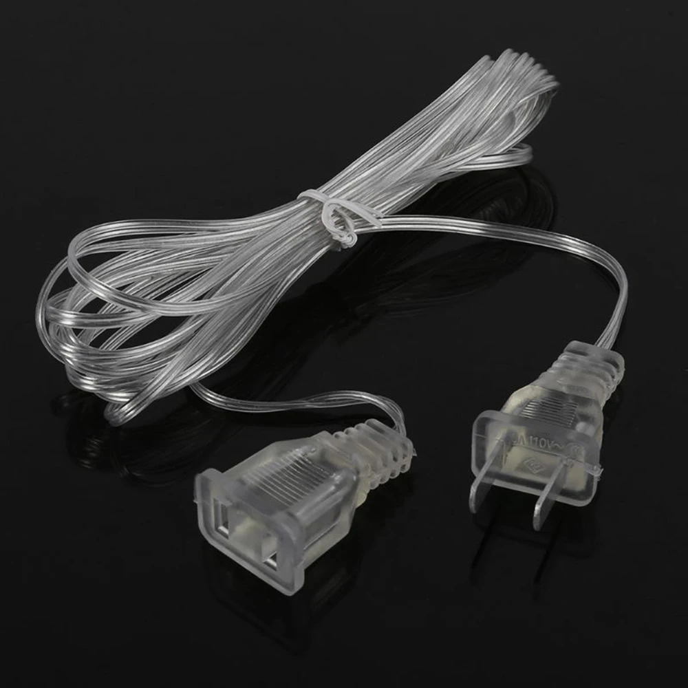3M EU/US/USB Plug Extension Cable For Curtain Lights And More Lights