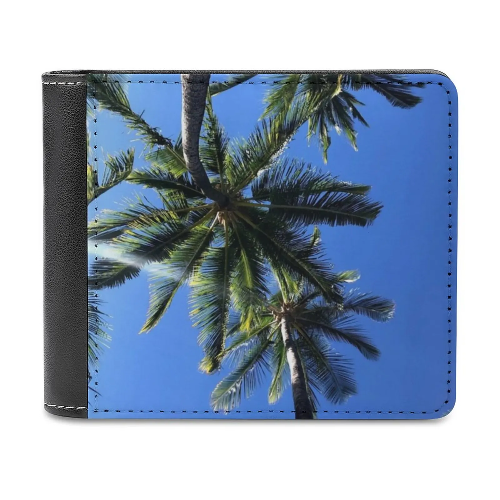 

Тропическая пальма мечта мужской кошелек из искусственной кожи короткие мужские кошельки кошелек для кредитных карт для мужчин сумка для денег пальма природа дикая природа