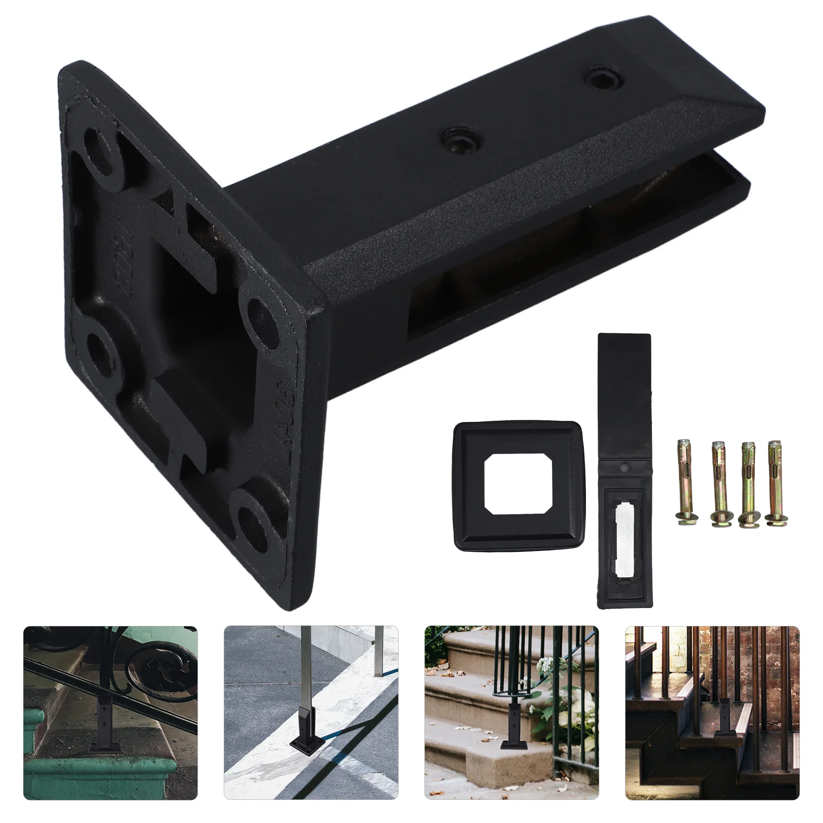 

Glass Clamp Stainless Steel Heavy Duty Stair Glass Railing Clip Balcony Flooring Support Clip for Swimming Pool Fence