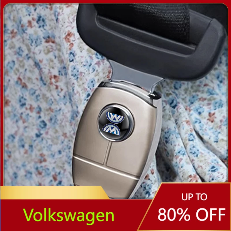 

Декоративные накладки для VW, 1/2 шт., удлинитель ремня безопасности, застежка-пряжка, автомобильные аксессуары для Volkswagen Jetta MK5 Golf Passat 3B7