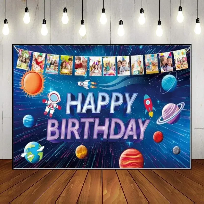 Customized Picture Frame Personalized Background Custom Birthday Backdrop Banner Photography Backdrops Freedom Photo Cartoon