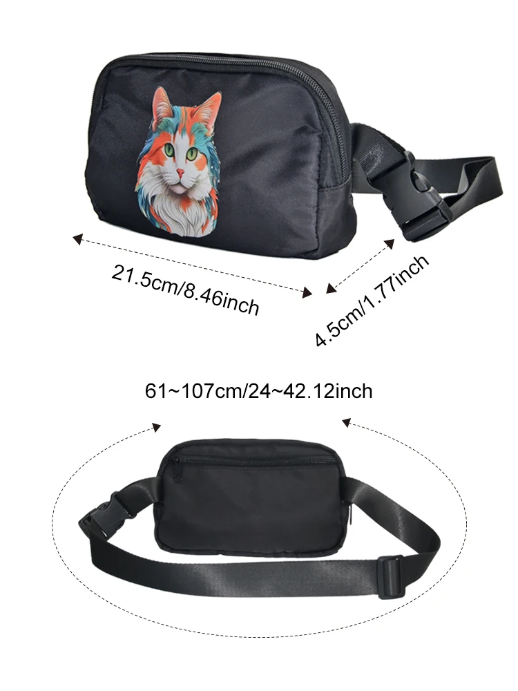 

Couple Chest Bag New High Quality Zipper Large Capacity Fashion Waist bag Casual Shoulder Bag Crossbody Cycling Backpack