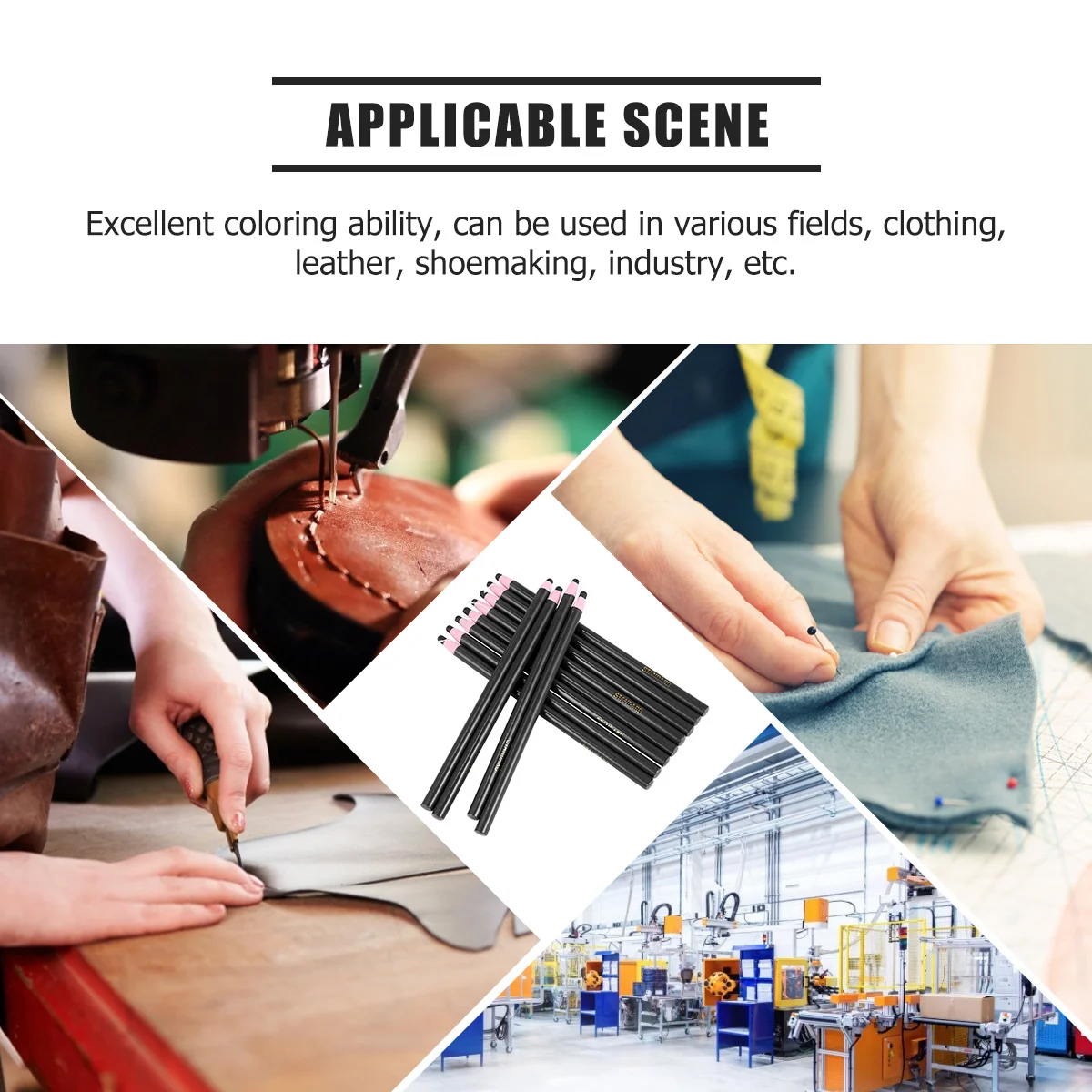 

1 Box Peel-Off Marker Erasable Fabric Pen for Sewing Clothing Paper Wood Glass Metal Pottery Use Peel-Off Marker