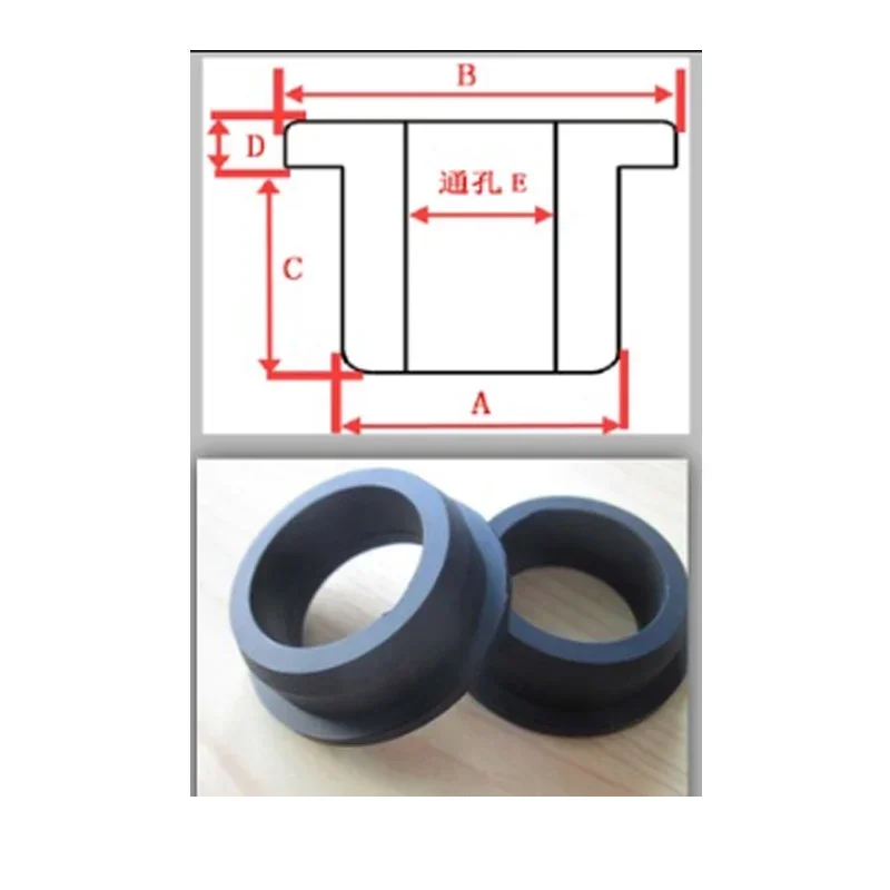 Chránit křoví o-rings zapečetěné těsnění kolo dutý silikon guma průchodky díra kolíček drát kabel průchodka těsnění díra 3-40mm