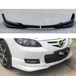 For Mazda 3 Sedan Classic Style 2010 2011 2012 Year Front Bumper Lips Body Kit Accessories 2 Pcs