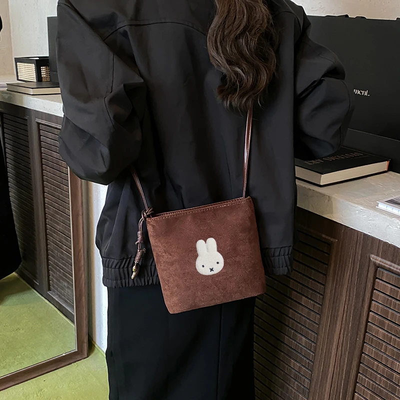 حقيبة صغيرة بتصميم كرتوني ناعم ولطيف من ميفي أرنب، متعددة الألوان، حقيبة كتف مفردة، حقيبة صغيرة ورائعة للفتيات #2