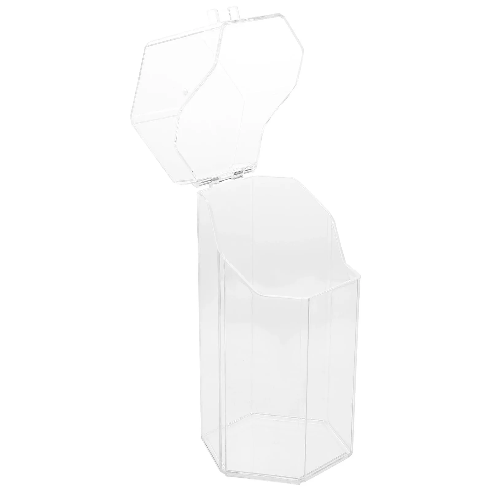 

1Pcs Transparent Acrylic Dustproof Makeup Brush Storage Cylinder Organizer Brush Container Desktop Tool Holder