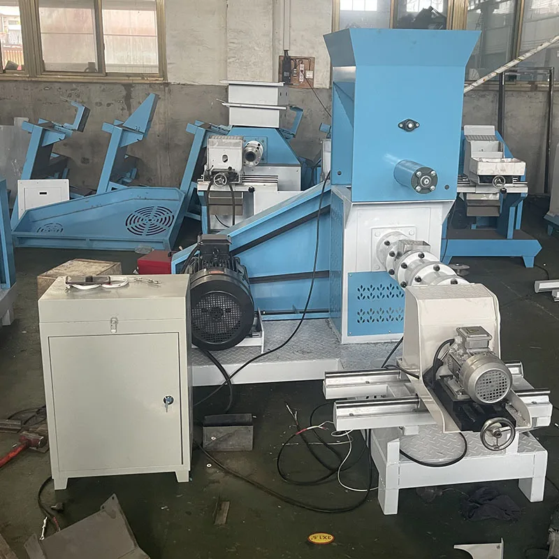 300-400 Kg/h Aquatic Floating Sinking Fish Feed Equipment Plant Feed Processing Machines Floating Fish Feed Extruder Machine