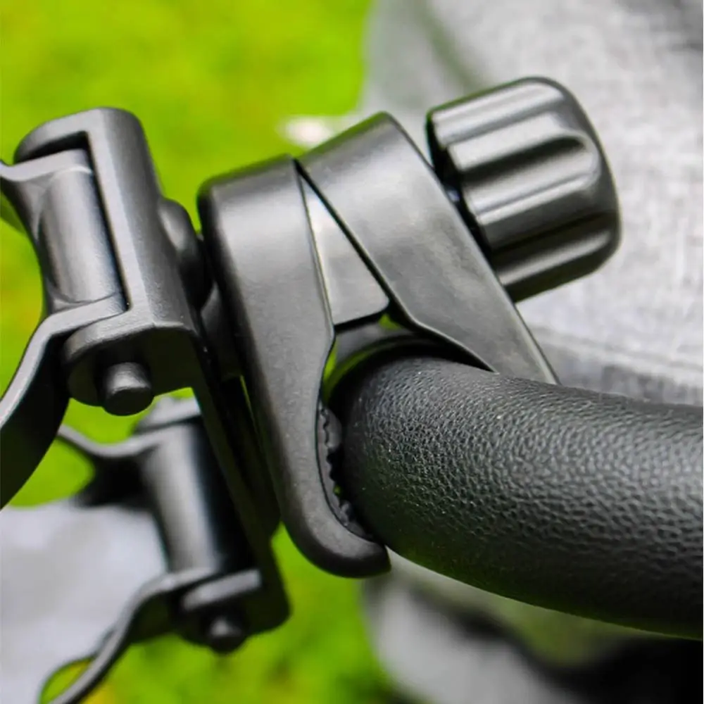 折りたたみベビーカーカップホルダー回転可能な黒ベビーカーボトルホルダー安全な滑り止め子供自転車カップラック飲料