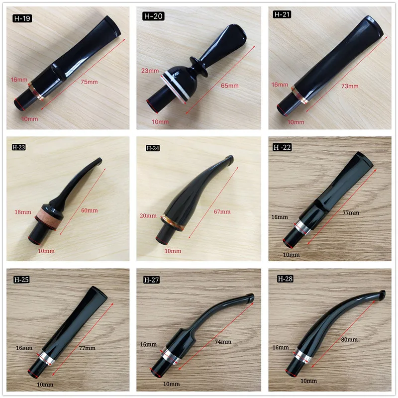 Pipe Bite Curved Handle Pipe Accessories Pipe Handle Accessories Diy Accessories 9mm Filter Cartridge Acrylic