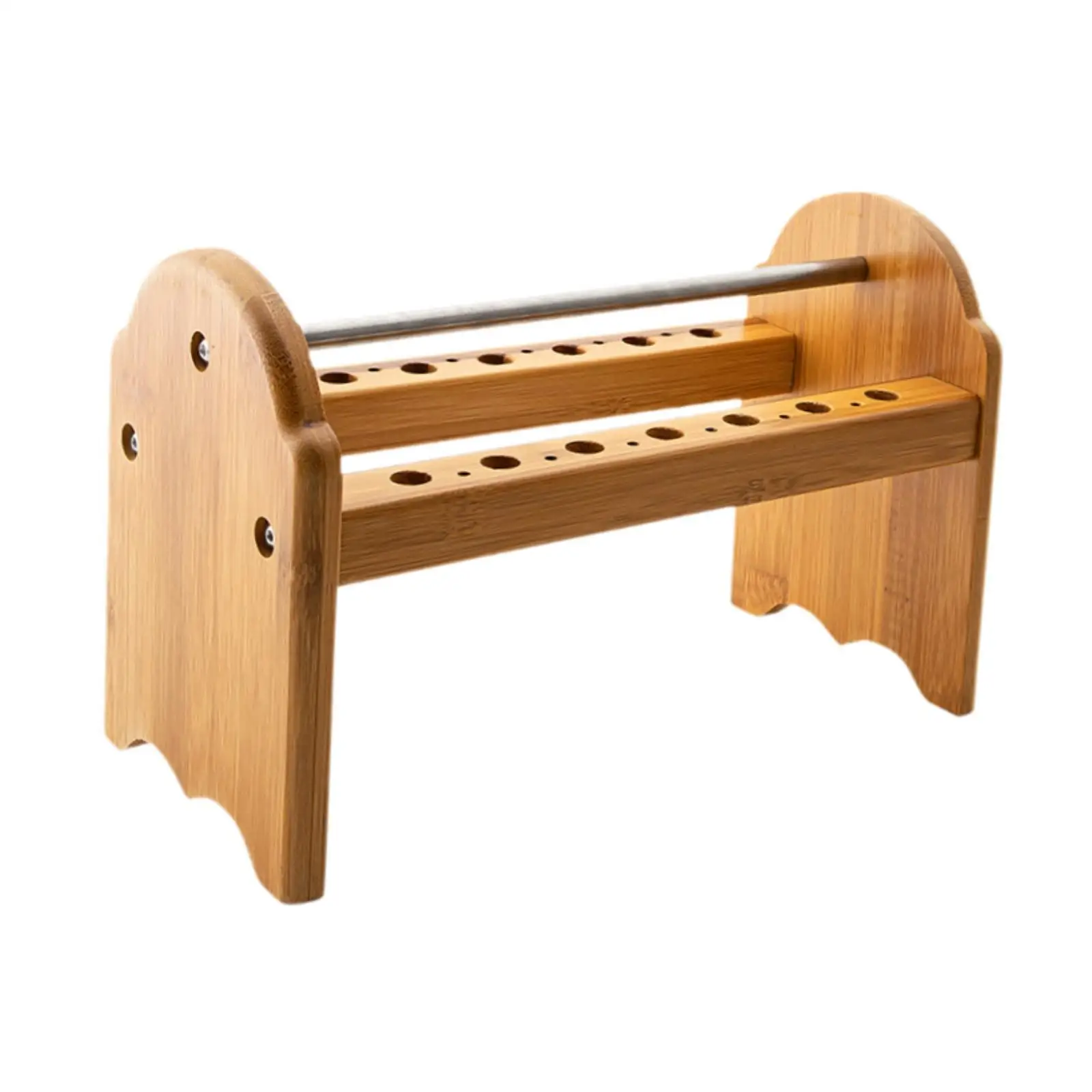 

Screwdriver Holder Storage Bamboo Display Plier Rack Organizer Rustproof