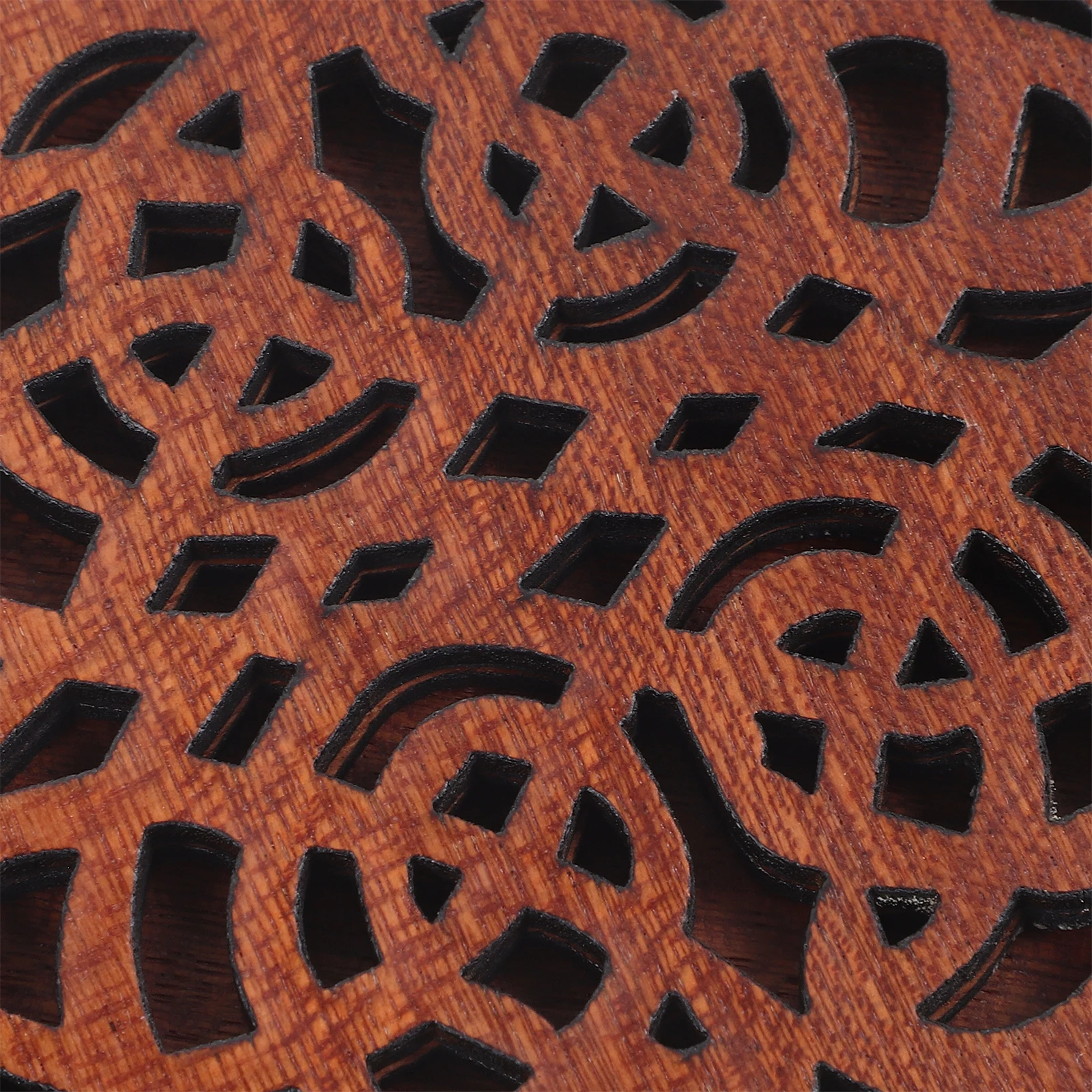 

Wooden Soundhole Cover Feedback Reducer Resonator Guitar Parts Wood Accessory Smooth Durable Reusable Hole Protector For