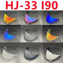 Visor for HJC HJ-33 I90 Motorcycle Helmet Lens Replacement Shields Anti-UV Casco Moto Colorful Faceshield Accessories