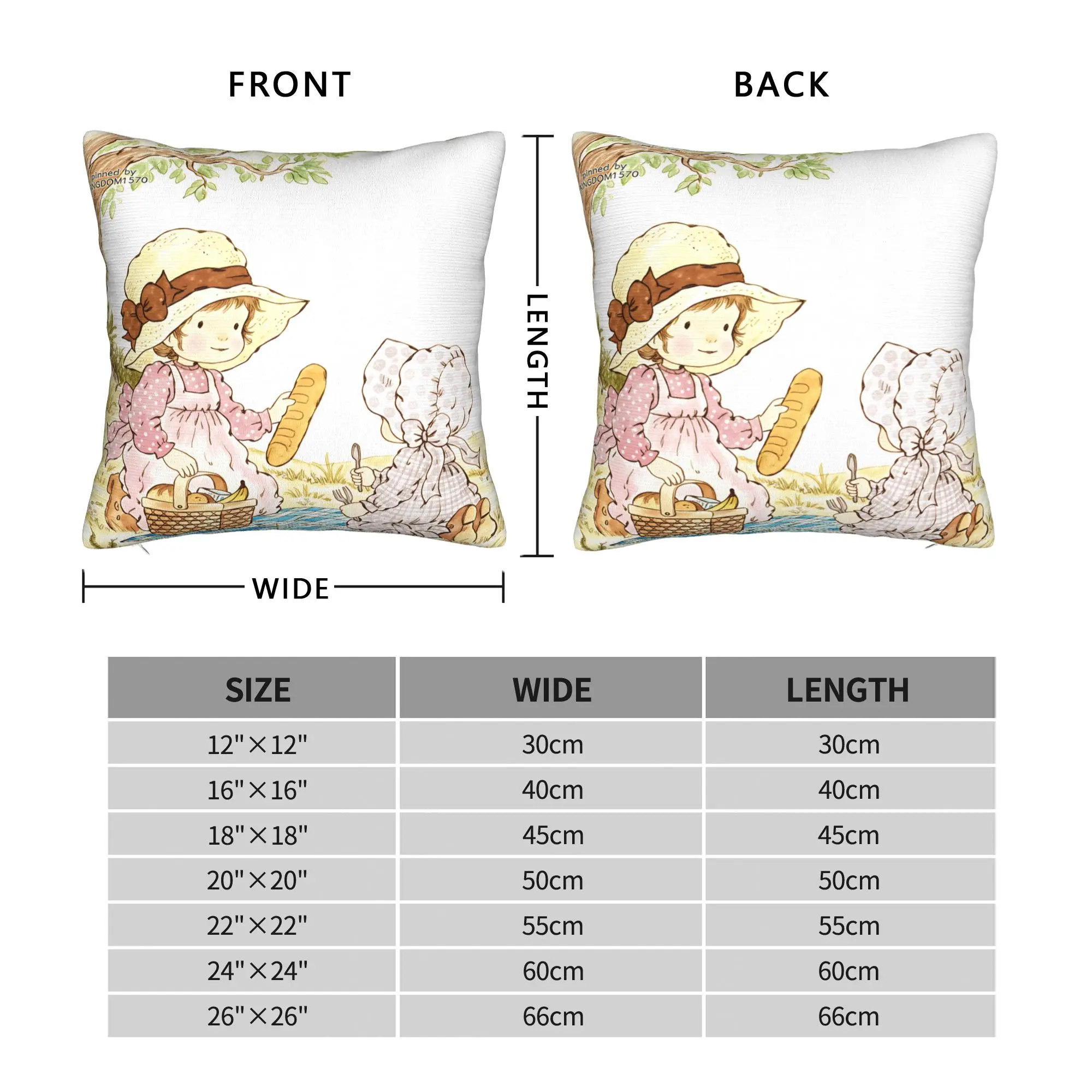 Pillow Cover Art Sarah Kay Swing Girl  Fashion Pillow Case For Sofa Home Decoration Pillowcases