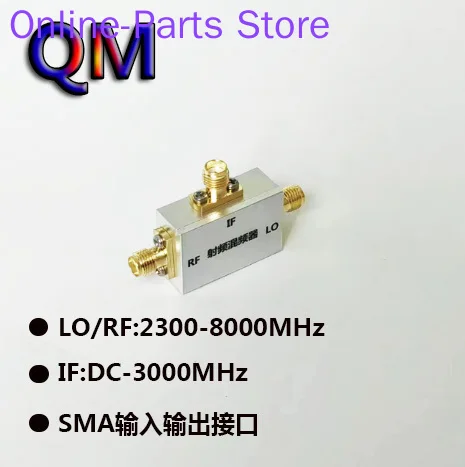 2300-8000MHz RF Mixer Upconversion Down Converter C-band Mixer Spectrum Shifting