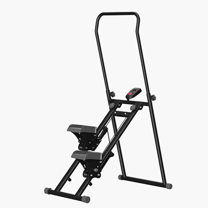 Stepper de escada para exercício de ginástica em casa, nova versão, máquina de alpinista vertical, treino de corpo inteiro, compacto, dobrável, cardio stepper