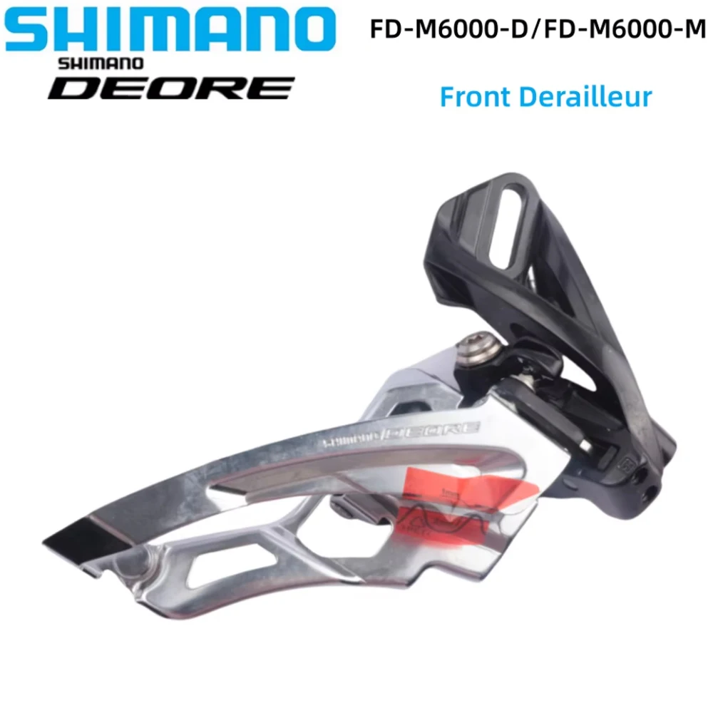 SHIMANO DEORE M6000 Series Front Derailleur 3x10 Speed FD-M6000-D Braze on/FD-M6000-M With Clamp SIDE SWING For MTB Bike Parts