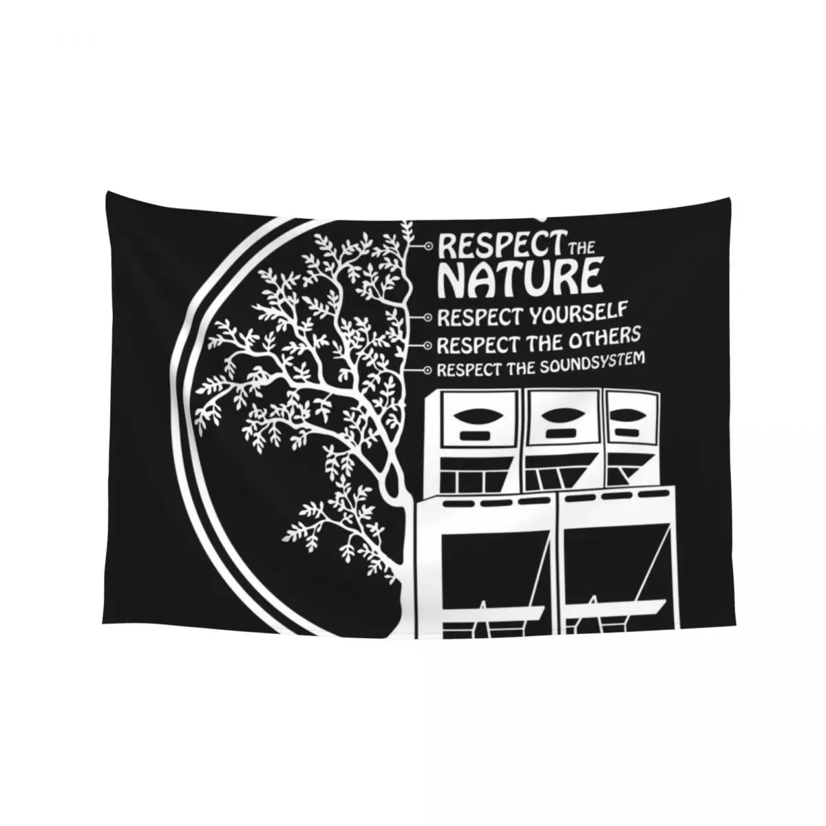 

23AN091 - Tekno 23 respect the nature Tapestry Aesthetic Home Decor Home Decoration Home Decorating Tapestry