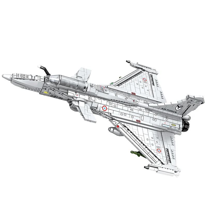 Modèle Réduit Rafale 1/72 – Avion De Chasse En Alliage – Support Et Broche Inclus – Cadeau Collectionneur