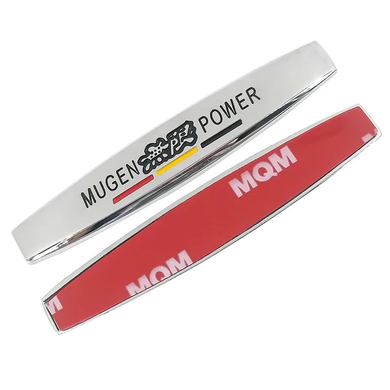2 قطعة الحاجز الجانب السيارات تصفيف السيارة ملصق اكسسوارات ثلاثية الأبعاد شعار معدني شارة ل MUGEN شعار لشركة فولكس فاجن فولكس فاجن هوندا سيفيك CRV #5