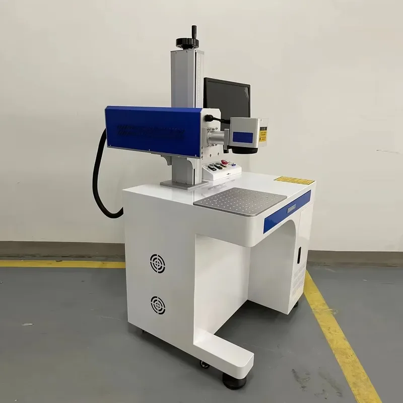 Hot Sale Deep Engraving Mopa Color 3D Fiber Laser Marking Machine for Metal Steel Support DXF PLT AI DWG DST Factory Price