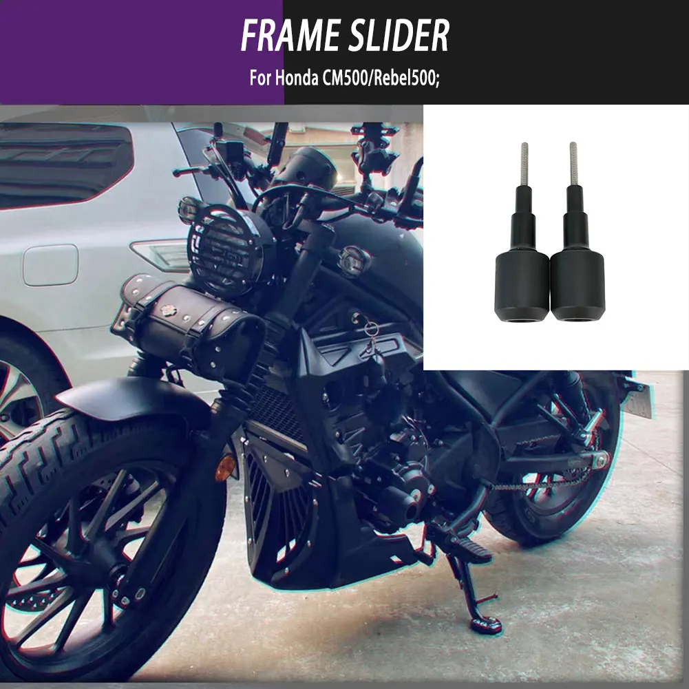 

Мотоциклетная защитная рамка от падения, раздвижной блок, обтекатель, защита от ударов для HONDA Rebel 300 Rebel 500 CM300 CM500