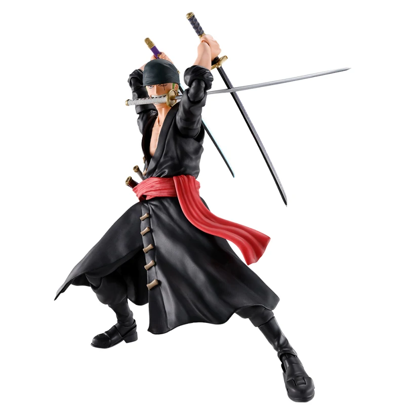 Nuevas figuras de acción Bandai genuinas de una pieza BANPRESTO 17cm DXF Wano Country Roronoa Zoro modelos coleccionables muñecas adornos Juguetes