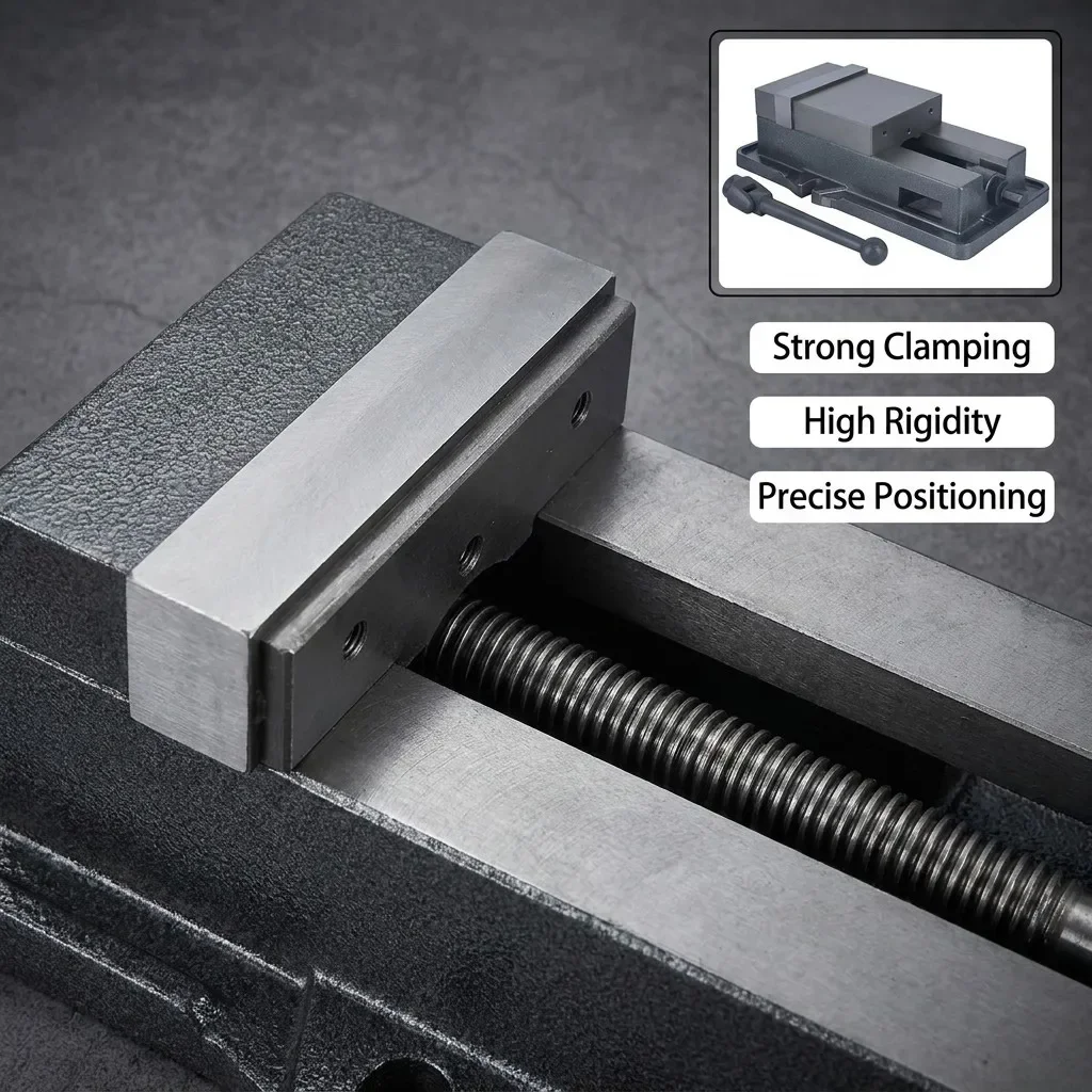 Rigid Angular Fixed Precision Machine Vise High Accuracy CNC Milling Workholding Clamping Fixture