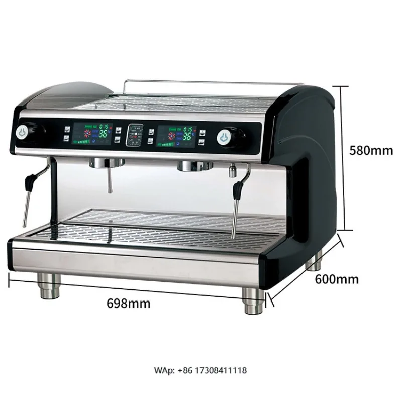 Top Quality Convenient Coffee Maker Commercial 9 bar 2 Group Dual Boiler Espresso Coffee Making Machine
