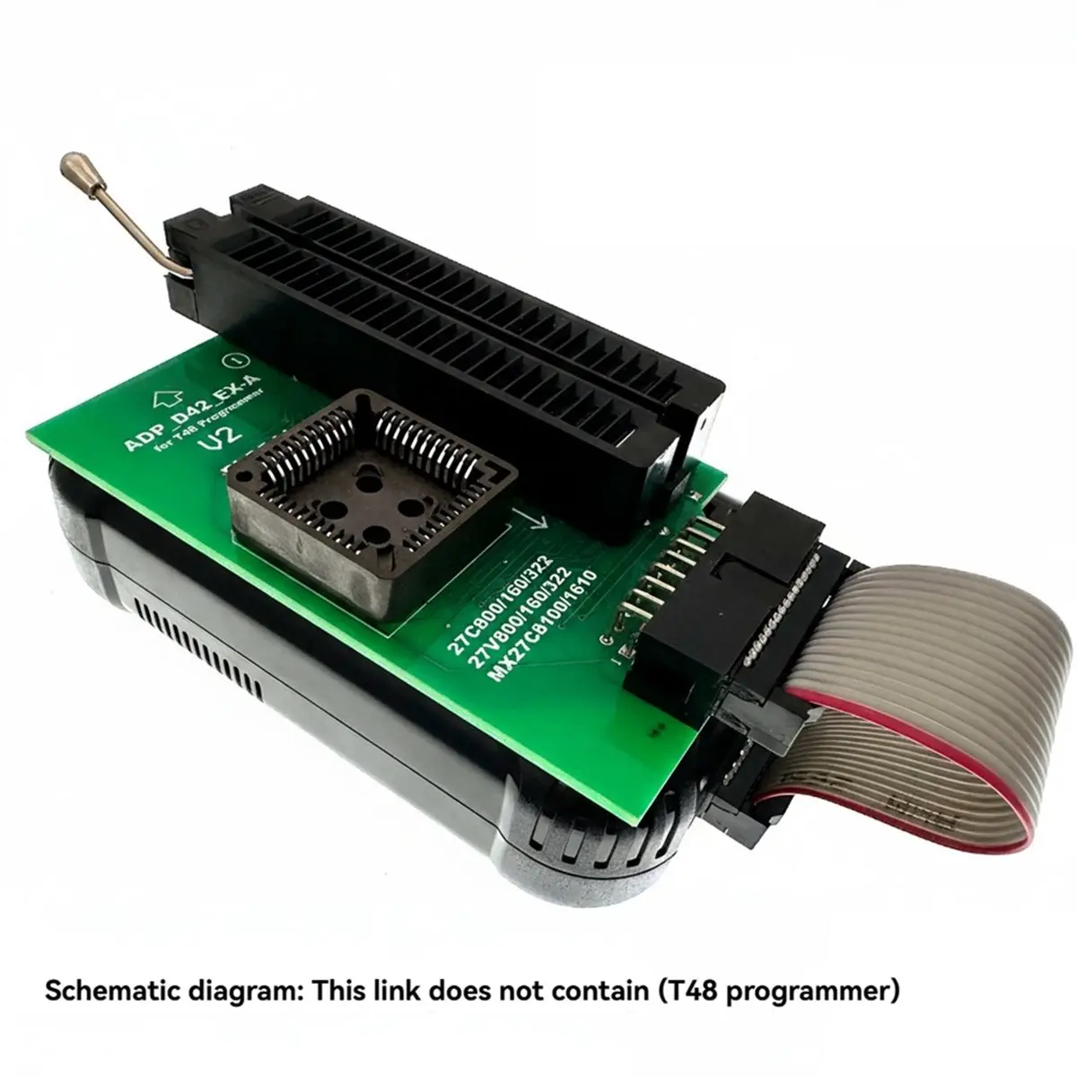 Y574A*☀▃Upgraded ADP_D42_EX-A V2 Adapter for T48 Programmer for DIP42 Test Socket MX27C800/4100/160/322