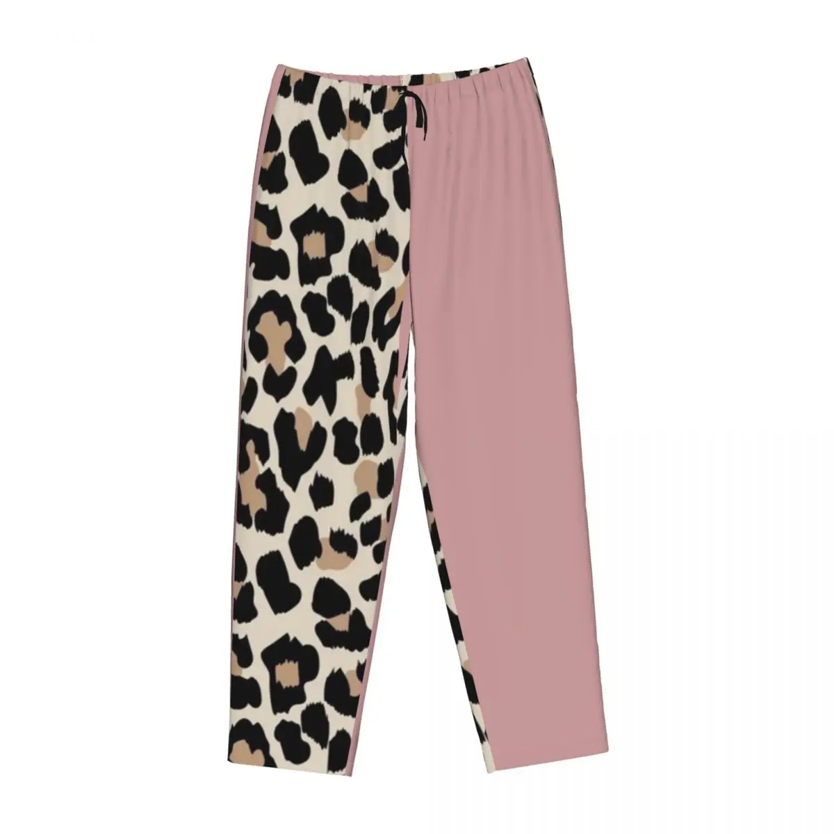 Custom Printed Women's Leopard Print Colorful Pajama Pants Sleepwear Sleep Lounge Bottoms with Pockets