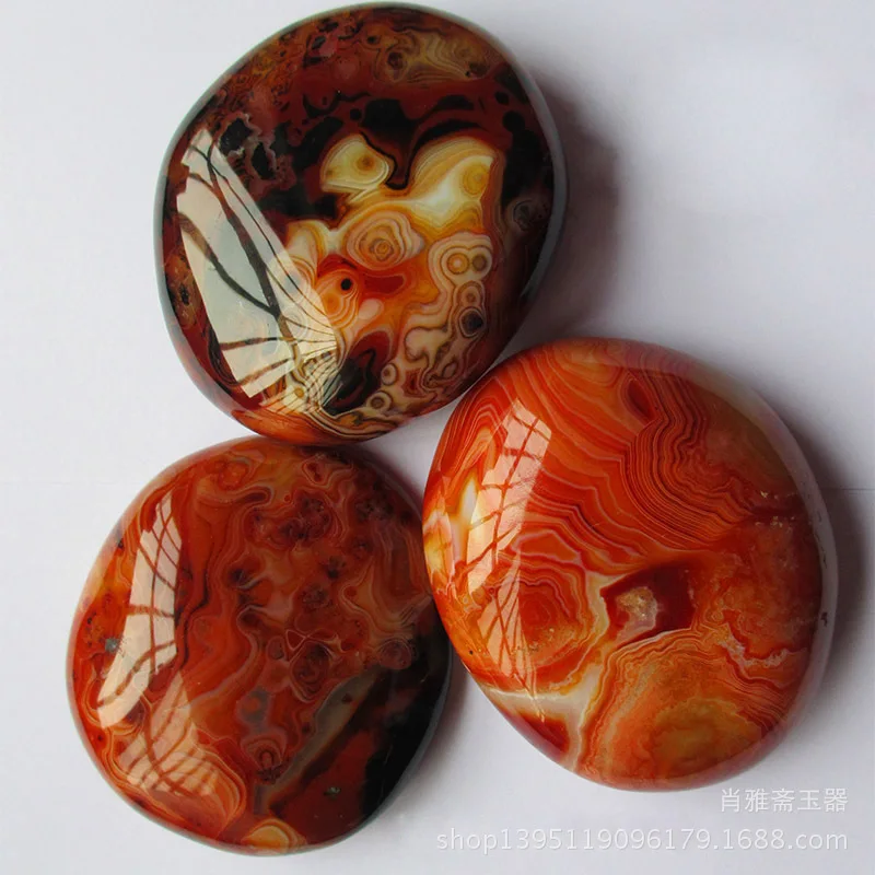 Sardonyx Pieces Wholesale Red Jade Pebble Agate Rough Stone Hand Grip