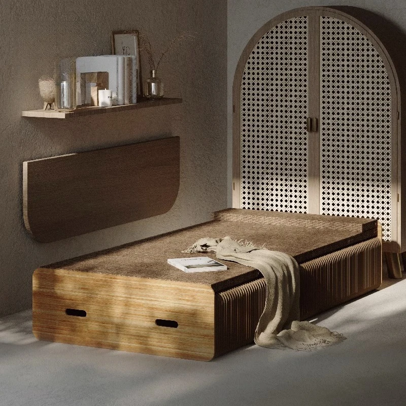 

Folding bed lunch break single multi-functional sofa bed dual-purpose household small apartment hidden bed adult