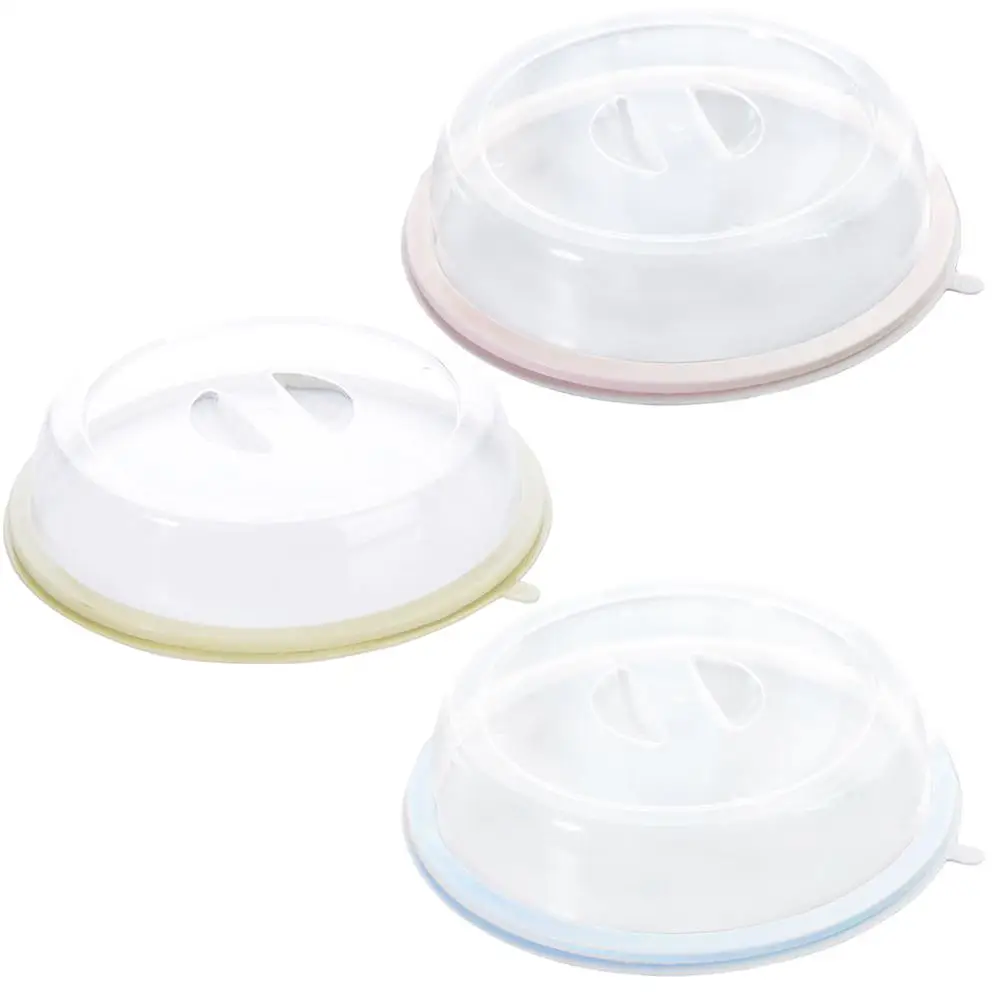 

3 Pcs Silicone Food Storage Bowls Lids Airtight Fresh Cover Dish Containers Reusable Eco Kitchen Travel Microwave