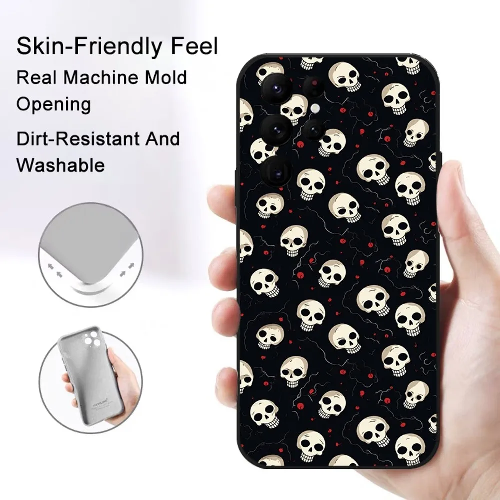 My favorite little skull Phone Case Samsung S series s20 s21 s22 s23 s24 FE Plus Ultra TPU Soft to Skin-friendly case