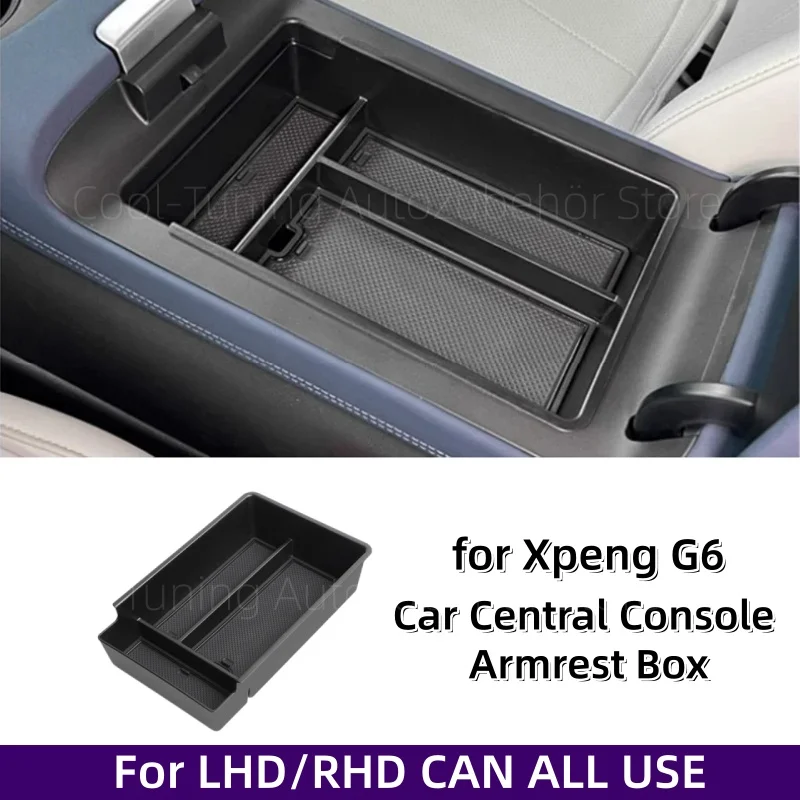 

Car Central Console Armrest Box Storage Holder Interior Products High Capacity Accesorios Para Auto for Xiaopeng G6