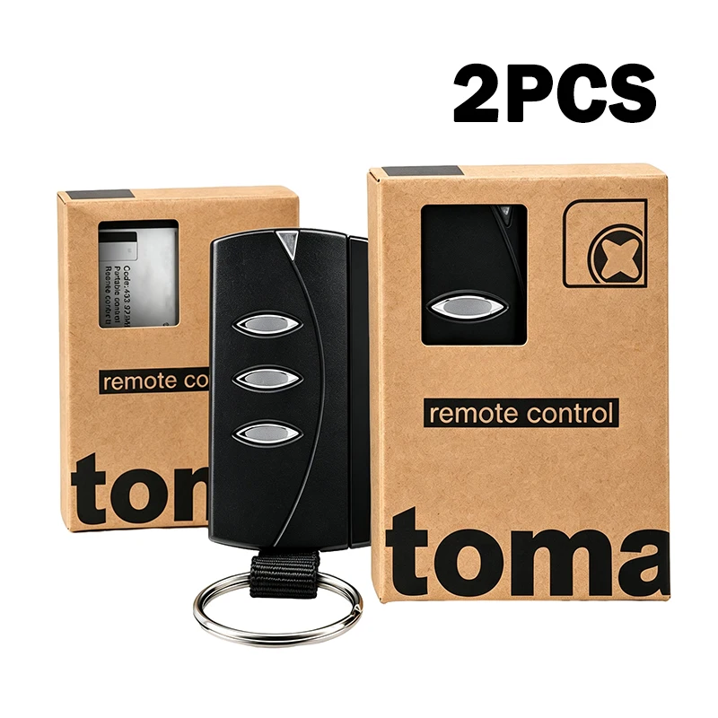 PUJOL Vario Remote Control 433.92MHz Rolling Code Only Compatible PUJOL VARIO Black For Garage Door Electric Gate 433MHz Opener