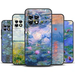 Claude Monet Art Painting Case For OnePlus 12R 10T 10R 9RT 9 10 Pro OnePlus 12 11 Nord 3 2T CE 2 Lite N20 N10 Cover