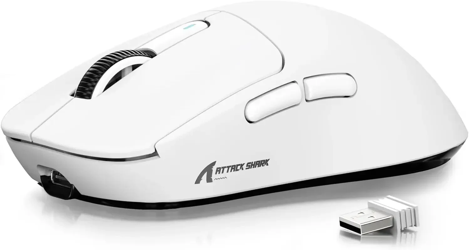 Attack Shark X3 Wireless Lightweight Gaming Mouse Three-mode Connection PAW3395 26K DPI Macro Define Wired Gaming Mouse