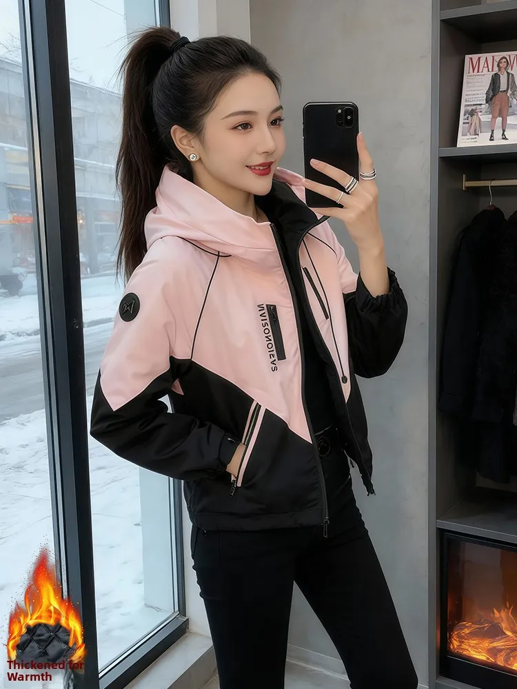 

Высококачественная женская куртка Thiened Long Sve на хлопковой подкладке, роскошная легкая зимняя верхняя одежда для поездок на работу