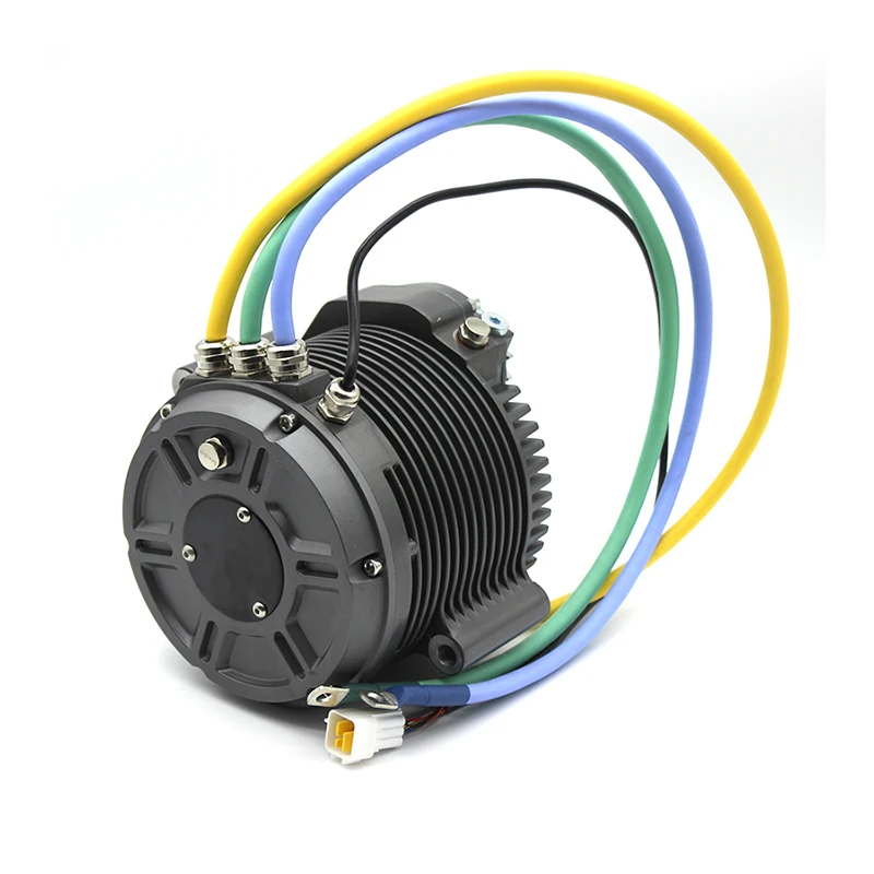 Black 72 Volt 12000 Watt 180*234mm 80 N.m& 850A Mid Drive Motor