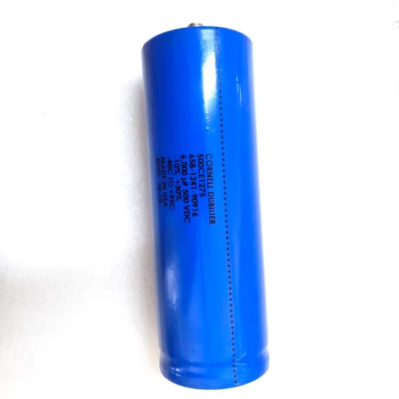 (1PCS) 500V6000UF500V NIPPON high-voltage inverter aluminum electrolytic capacitor bottom bolt column 75X220mm