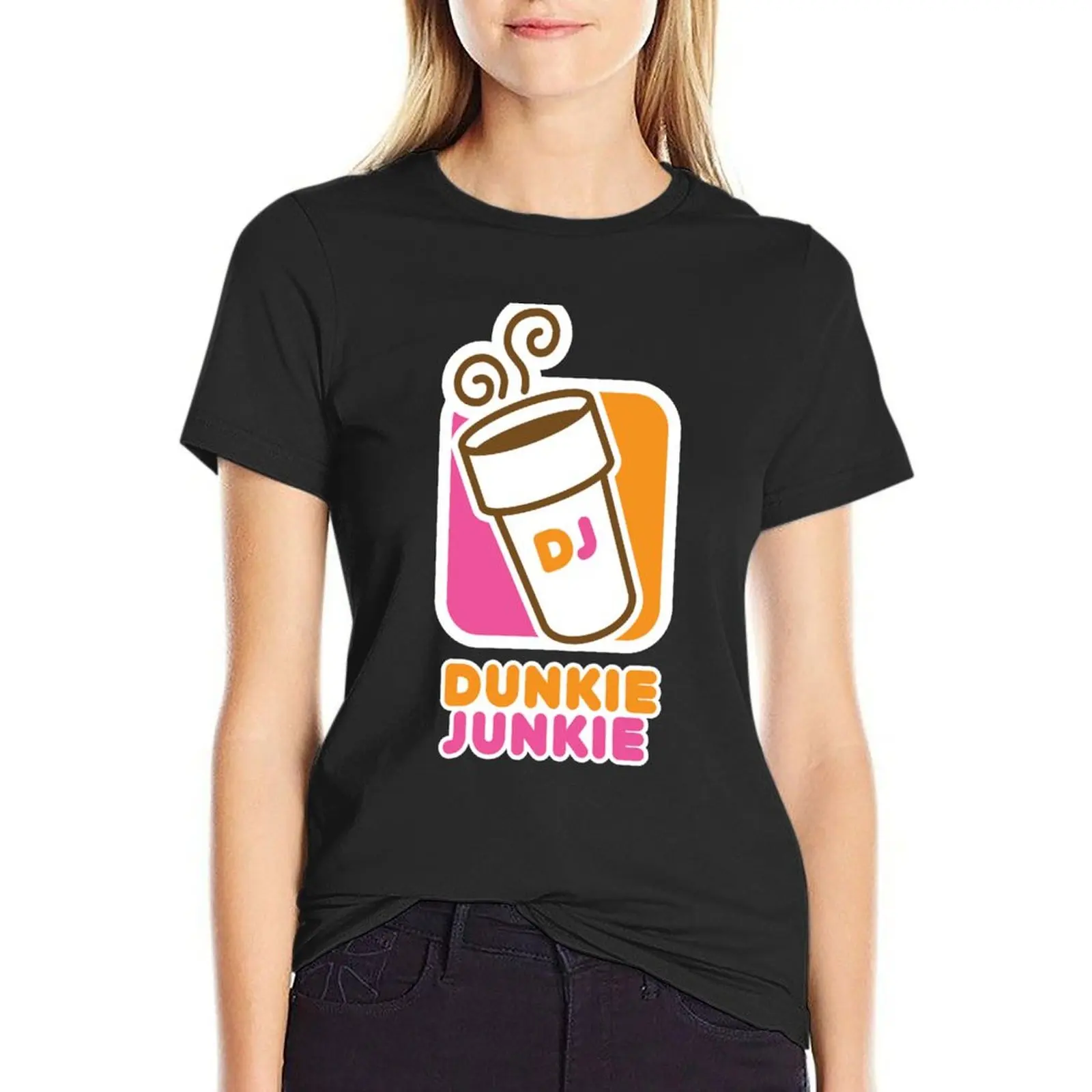 

Dunkie Junkie T-Shirt blacks tees female clothes for Women