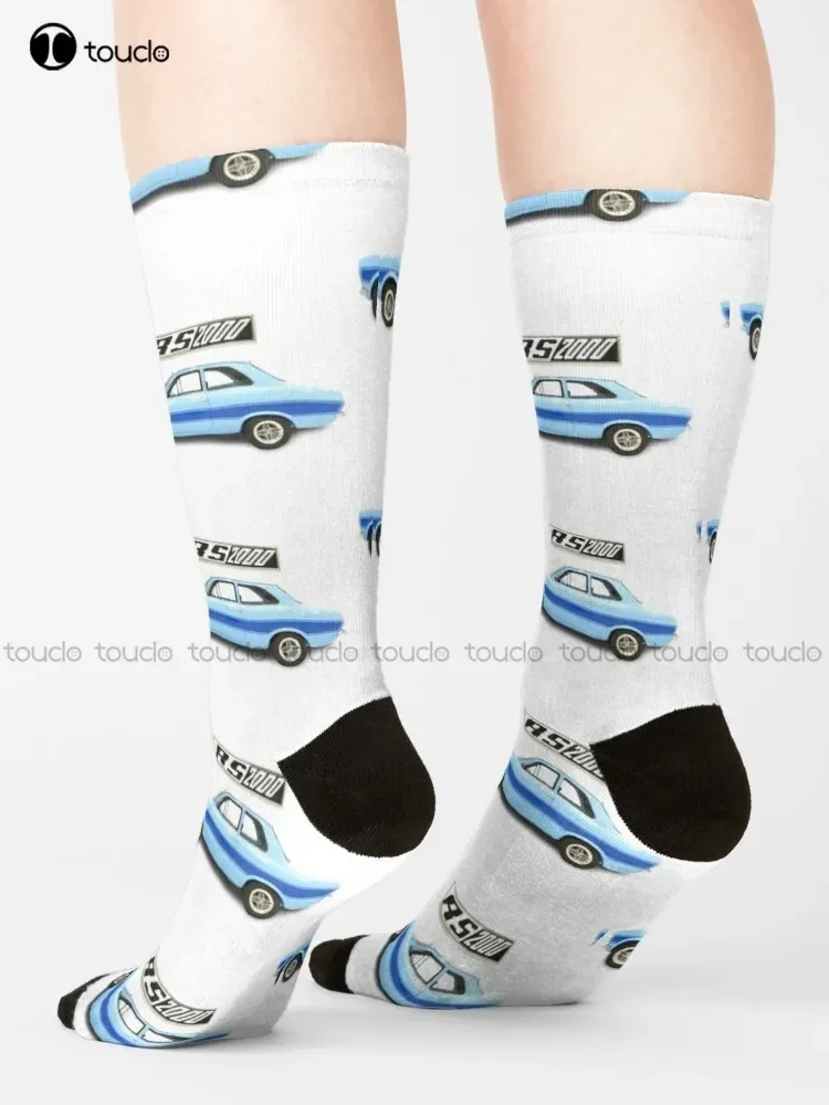 For Escort Rs2000 Mki - Retro Car Socks For Boys Christmas Gift Unisex Adult Teen Youth Socks Custom 360° Digital Print