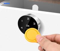 Metal RFID Touch Digital Smart Electronic Password Door Lock Security Wooden Cabinet Keypad Drawer Office File lock